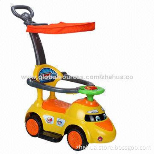 Kids' Hot Selling Ride-on Car Toy with Music, Handlebar, Pedal, Top